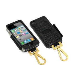  Tunewear Prie Ambassador Black Crocodile for iPhone 4/4S (IP4-PRIE-AMB-04)